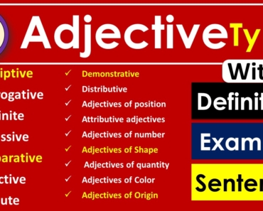 Adjective and its types pdf |Different Kinds of adjectives Adjective and its types pdf |Different Kinds of adjectives