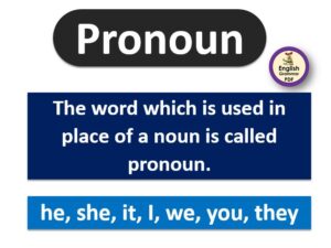 what is pronoun and its examples