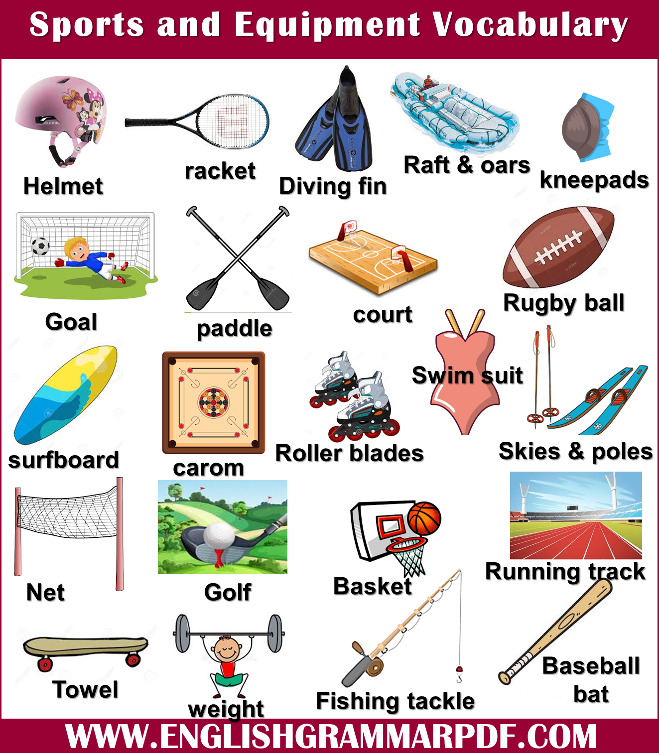 basic vocabulary words with pictures