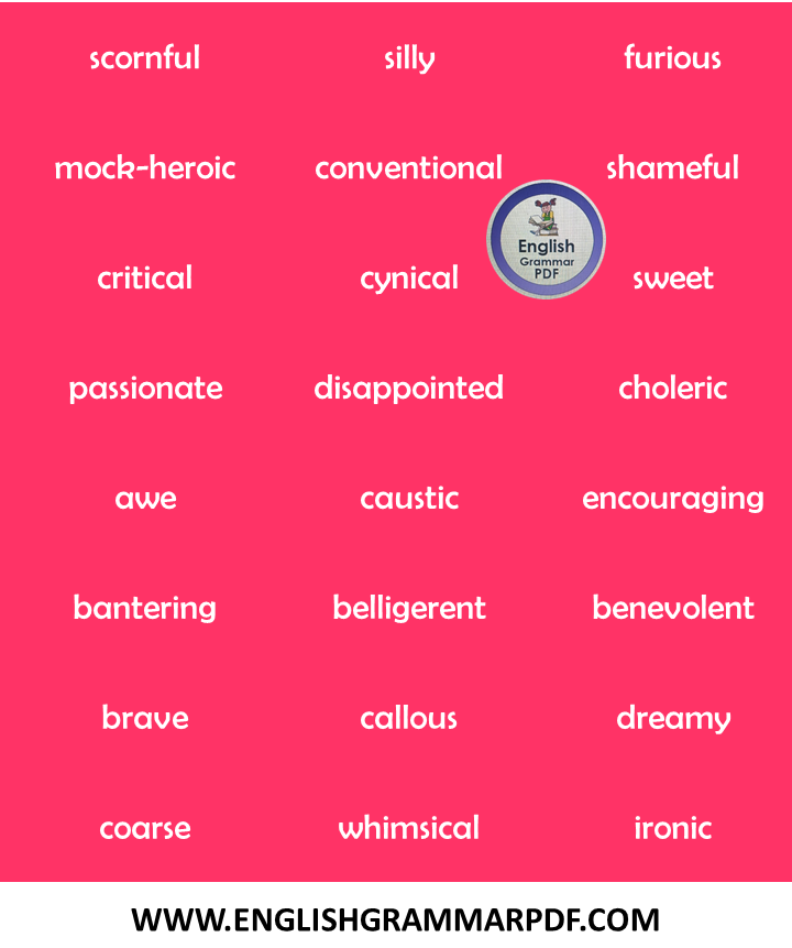 List of Adjectives of Altitude