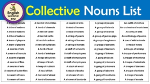 list of collective nouns