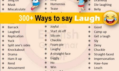 What’s another word for Laugh |300+ Laugh Synonyms