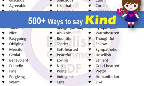 Another word for Kind and Caring | 100+ Kind Synonyms