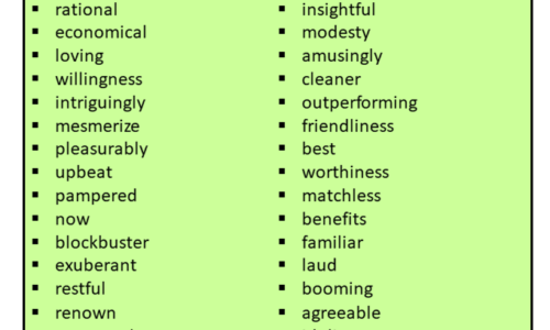 500+ Positive Words in English (A-Z Download PDF)