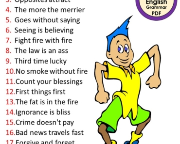 20 Most Common Proverbs Examples in English