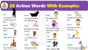 Action Words