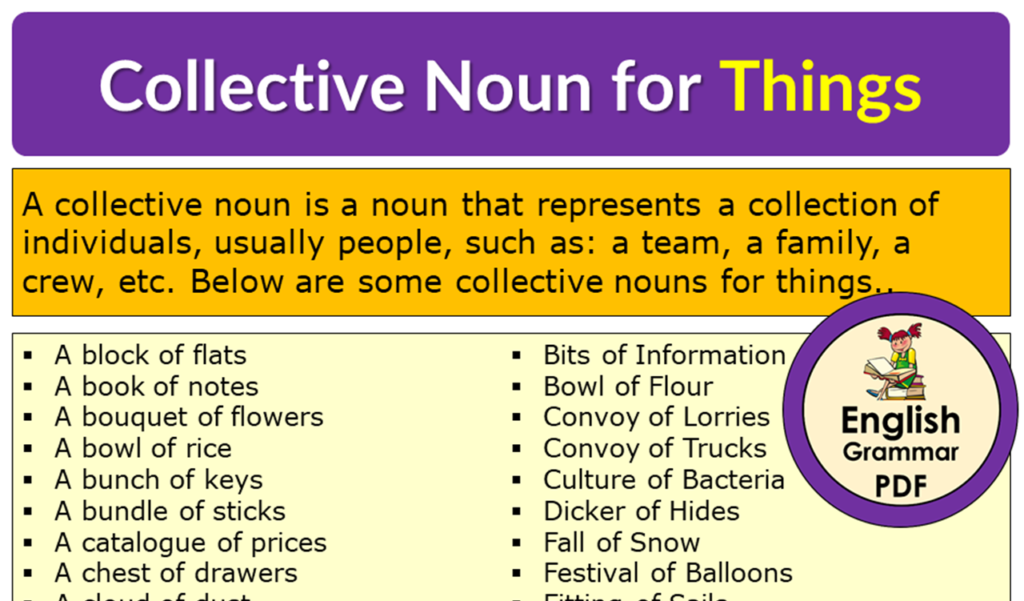 Collective Nouns For Things