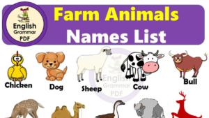 Farm Animals Names List