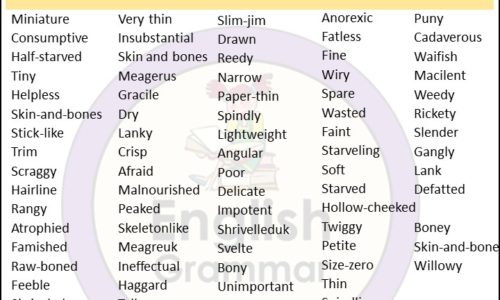 Opposite of Fat |Antonyms of Fat, Meaning and Example sentences in English PDF