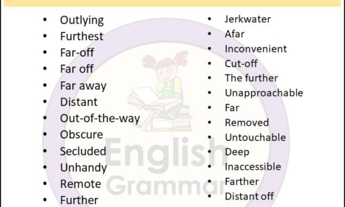 Opposite of Near |Antonyms of Near, Meaning and Example sentences in English PDF