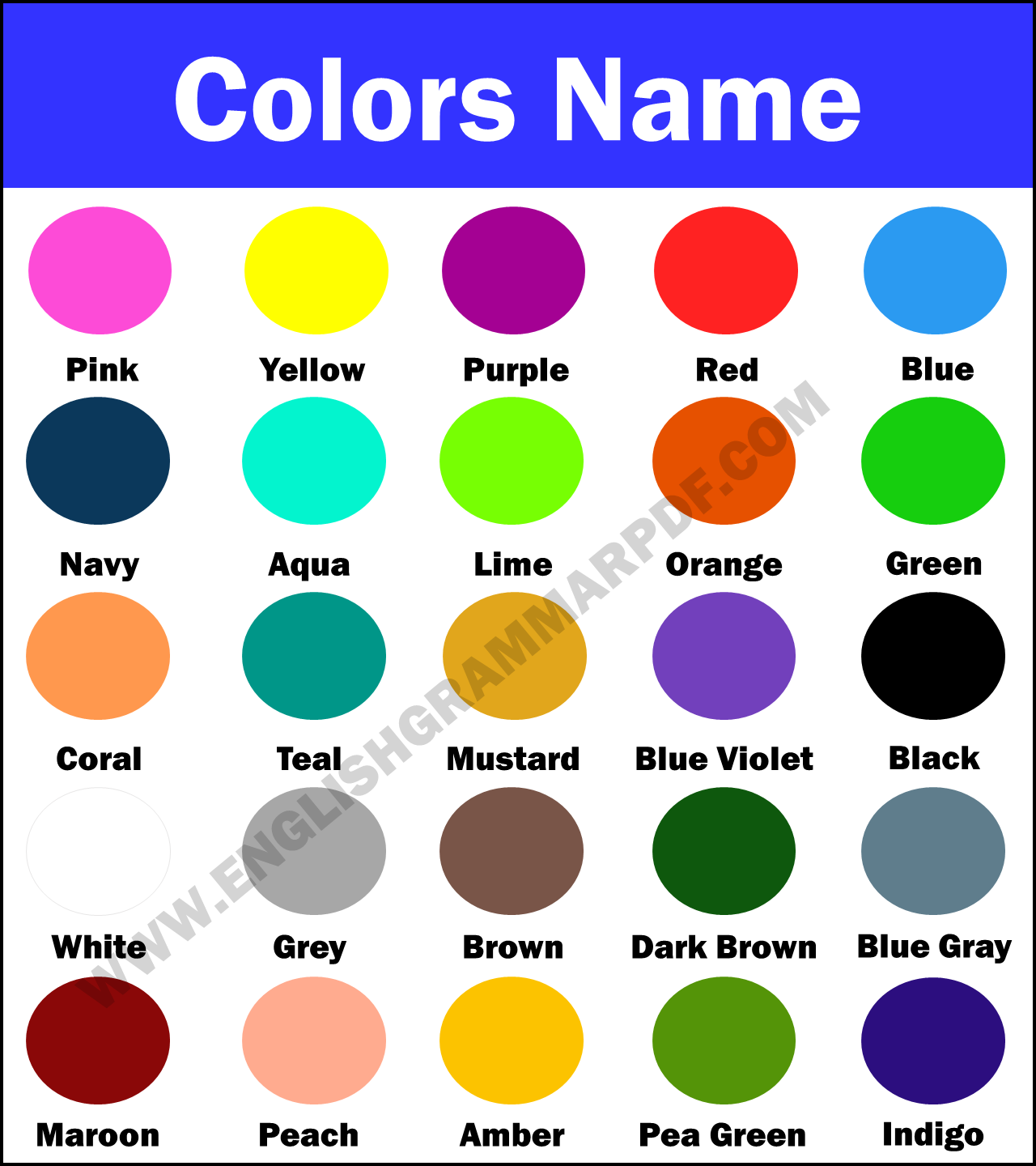 Colors Name