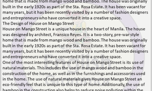 750 Words House on Mango Street Essay (An Identity Essay)