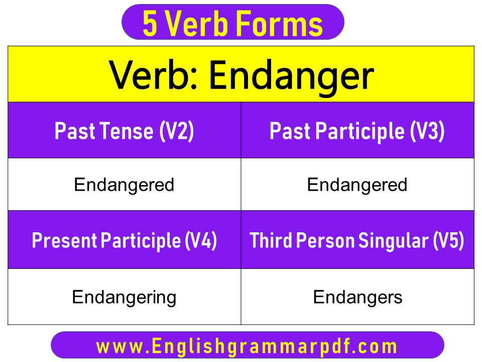 endanger-past-tense-present-and-future-conjugations-endanger-v1-v2-v3