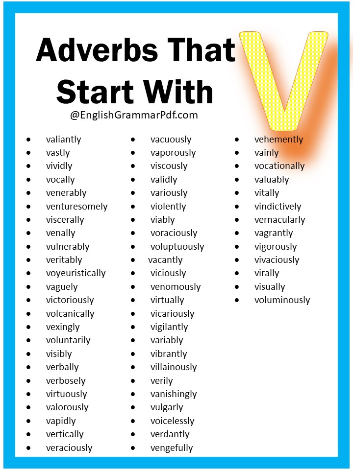 adverbs starting with v