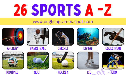 Sport Names: Sports Starting With A to Z