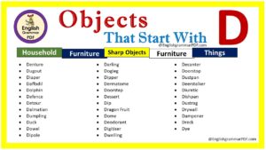 objects starting with d