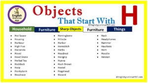 objects starting with h