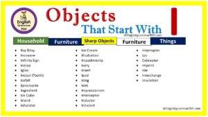 objects starting with i