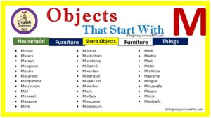 objects starting with m