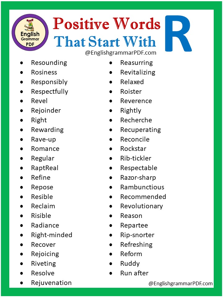 positive words that begin with r