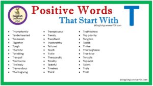 positive words that start with t