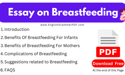 1000 Words Essay On Breastfeeding Free English Essays