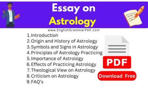 1200 Words Essay On Astrology -Download Free Pdf