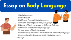 Essay on Body Language min