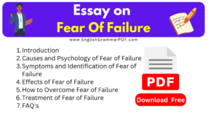 Essay on Fear Of Failure