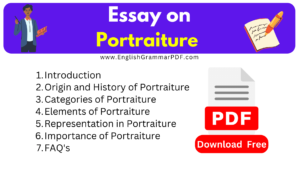 Essay on Portraiture