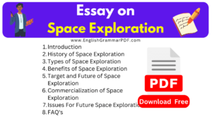 Essay on Space Exploration