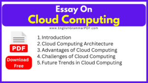 Essay On Cloud Computing