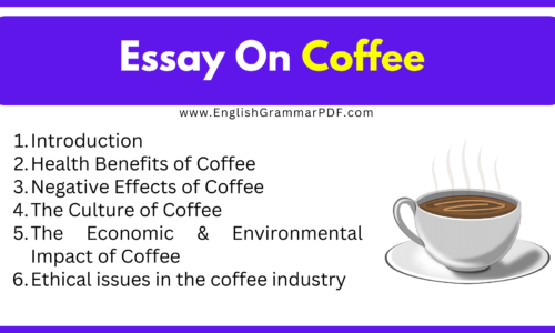 Essay On Coffee For All (Free English Essays)