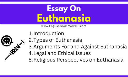 Essay on Euthanasia -(1000 Words) Free English Essays