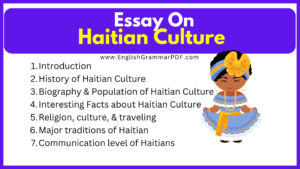 Essay On Haitian Culture