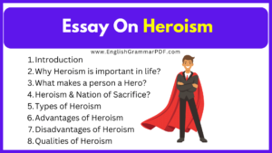 Essay On Heroism