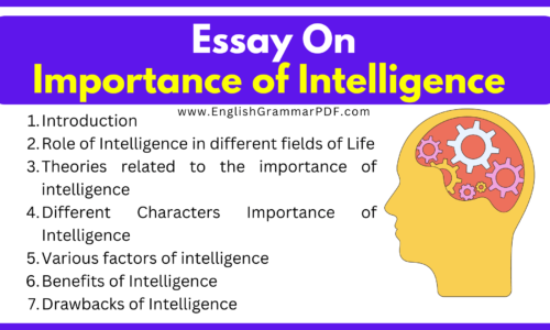 Essay On Importance of Intelligence Testing (Free English Essay)