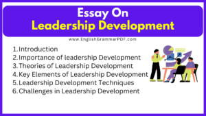 Essay On Leadership Development