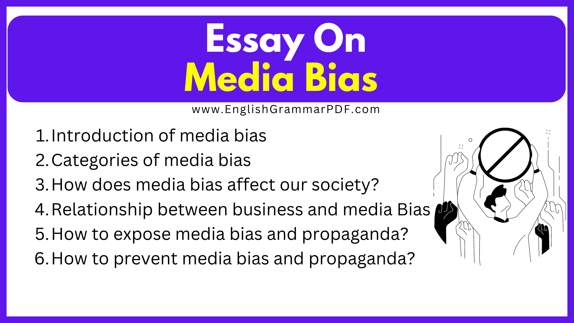 Essay On Media Bias