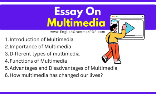 Essay On Multimedia (Free English Essays)