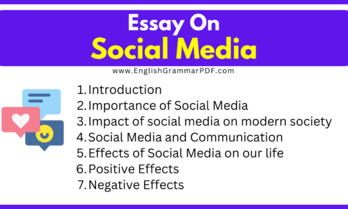 Essay on Social Media (Importance & Effects) Download Free