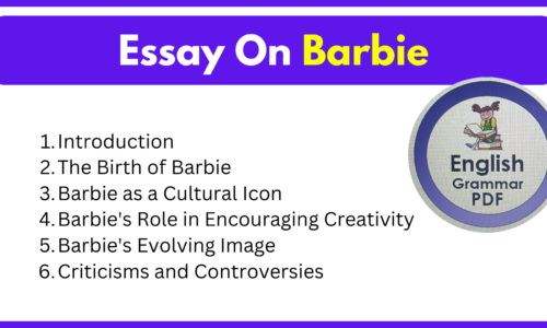 600+ Words Essay On Barbie (Free English Essays)