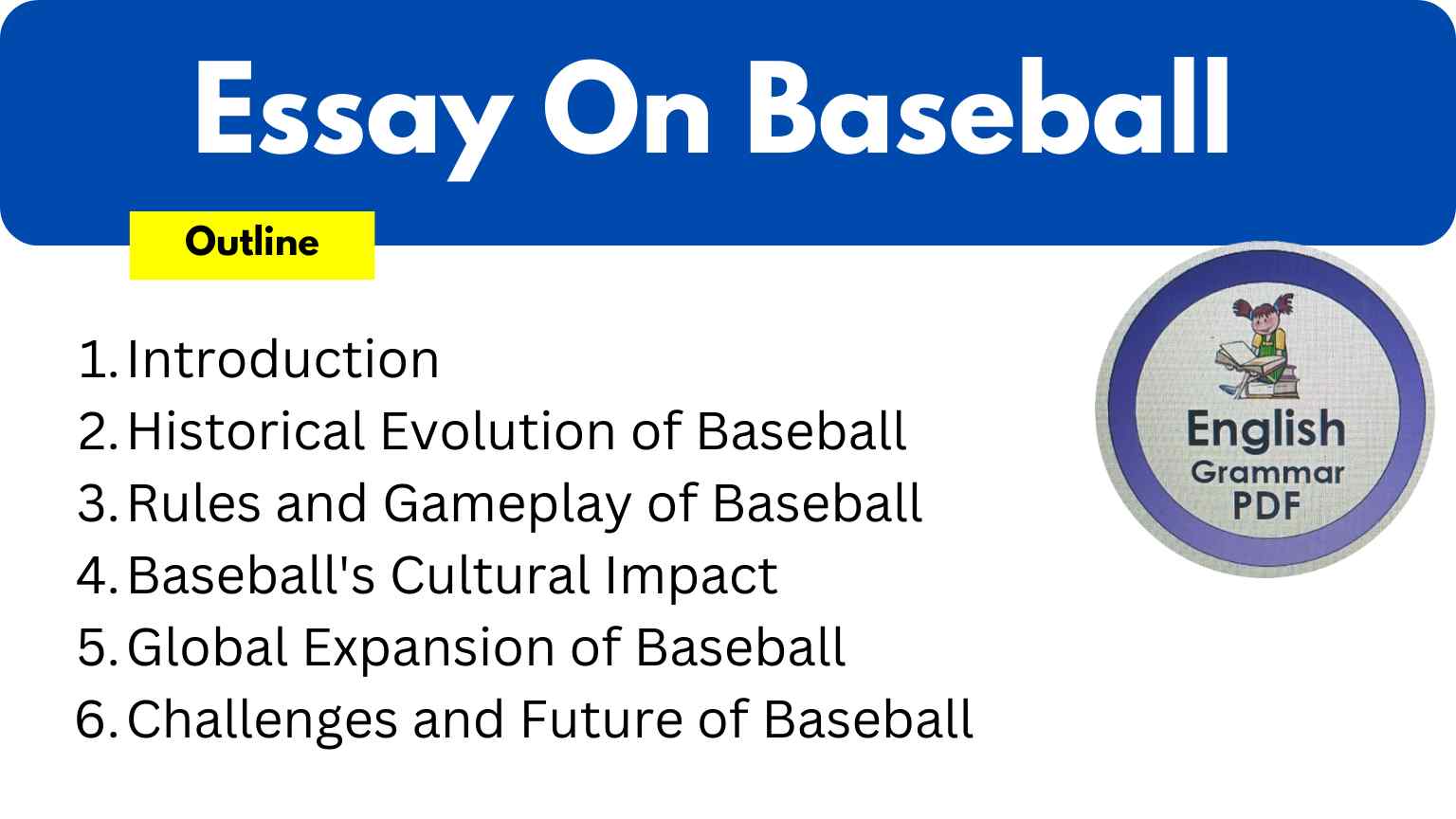 Essay On Baseball