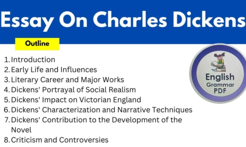 500 Words Essay On Charles Dickens (Free English Essays)