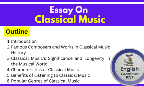 Essay On Classical Music (Free English Essays)