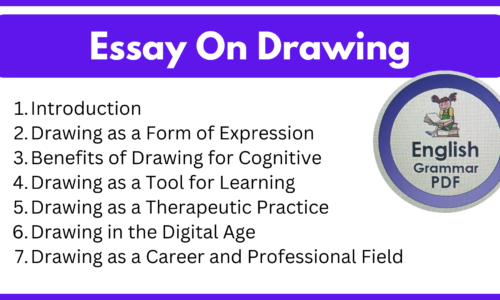 Essay On Drawing (Free English Essays)