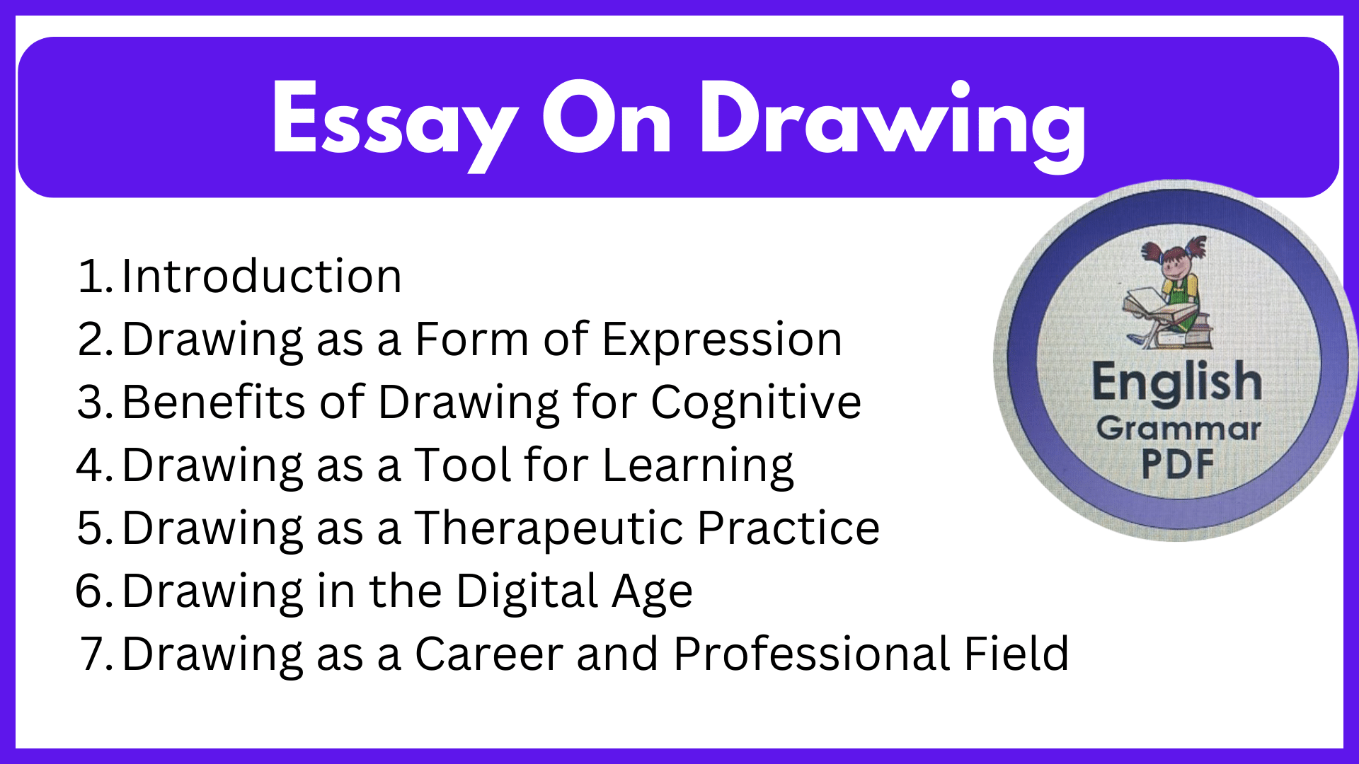 Essay On Drawing