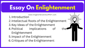 Essay On Enlightenment