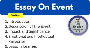 Essay On Event