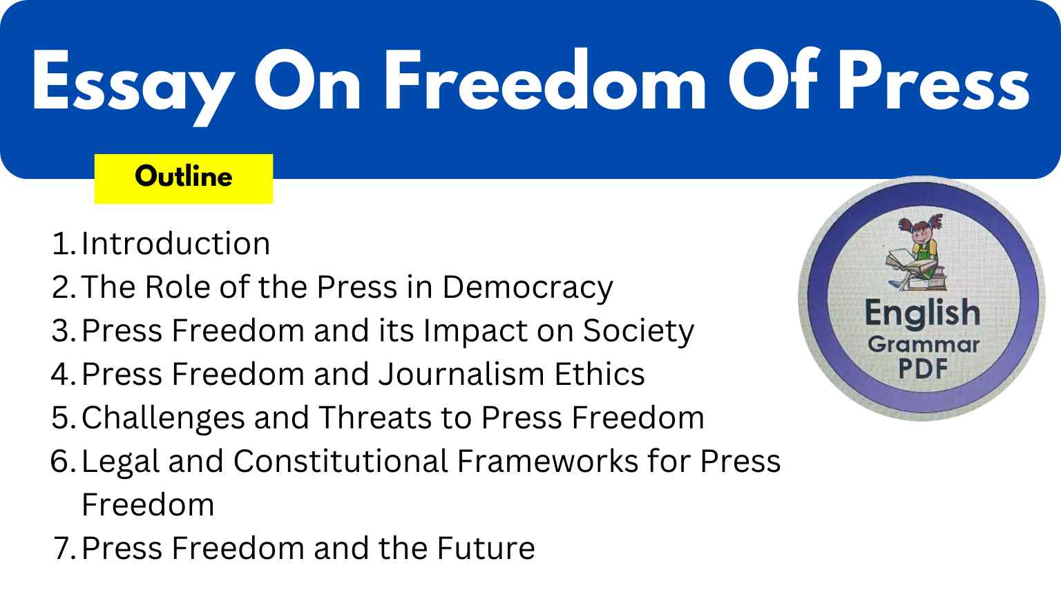 Essay On Freedom Of Press